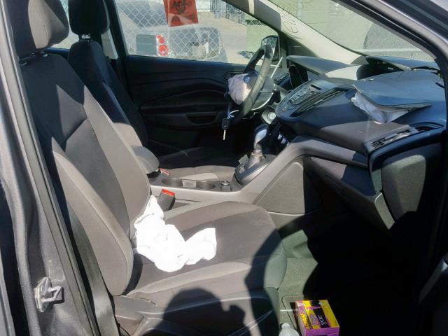 1FMCU0F78EUC85628 - 2014 FORD ESCAPE S GRAY photo 5