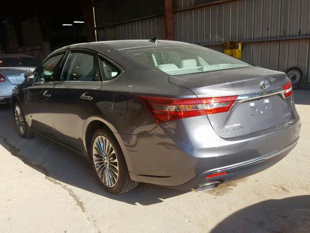 4T1BK1EB5JU272990 - 2018 TOYOTA AVALON XLE GRAY photo 3