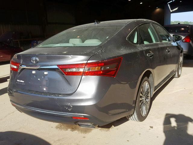 4T1BK1EB5JU272990 - 2018 TOYOTA AVALON XLE GRAY photo 4