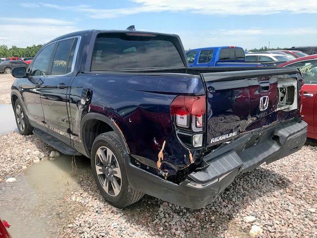 5FPYK2F60HB010682 - 2017 HONDA RIDGELINE BLUE photo 3