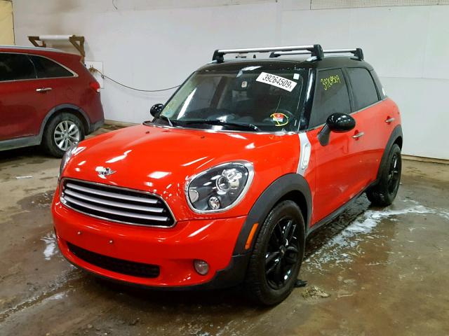 WMWZB3C50CWM30121 - 2012 MINI COOPER COU RED photo 2