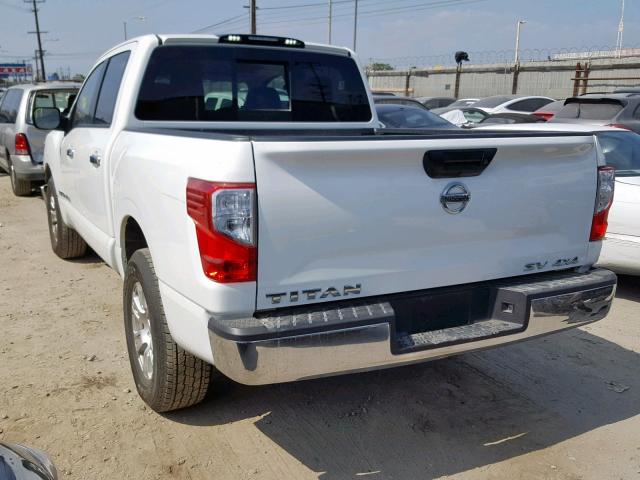 1N6AA1EJ0JN534691 - 2018 NISSAN TITAN S WHITE photo 3