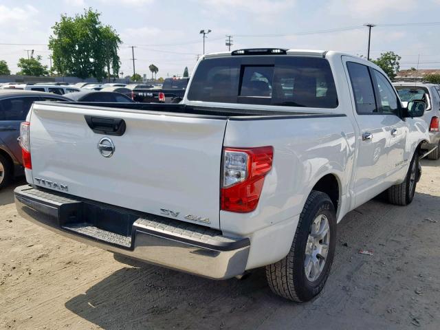 1N6AA1EJ0JN534691 - 2018 NISSAN TITAN S WHITE photo 4