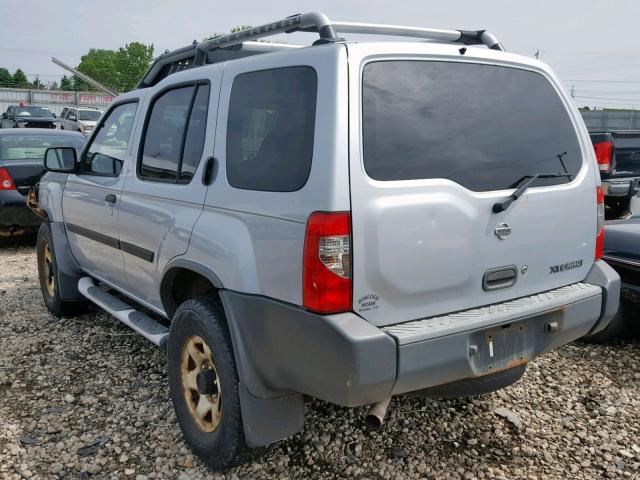 5N1ED28Y31C583093 - 2001 NISSAN XTERRA XE SILVER photo 3