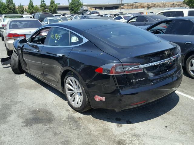 5YJSA1E19HF210493 - 2017 TESLA MODEL S BLACK photo 3