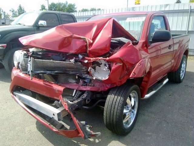 5TFNX4CN3EX041348 - 2014 TOYOTA TACOMA RED photo 2