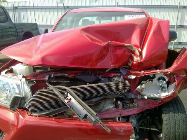 5TFNX4CN3EX041348 - 2014 TOYOTA TACOMA RED photo 7