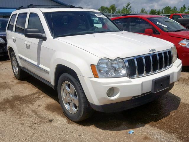 1J8HR58216C350233 - 2006 JEEP GRAND CHER WHITE photo 1