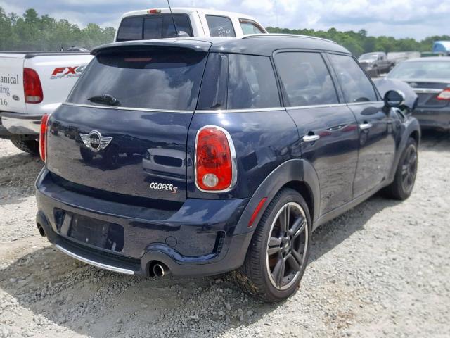 WMWZC3C59CWL85449 - 2012 MINI COOPER S C BLUE photo 4