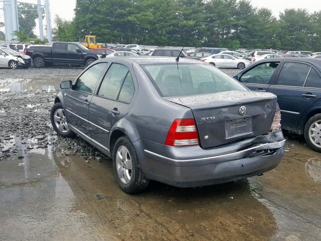 3VWSK69M94M104725 - 2004 VOLKSWAGEN JETTA GLS GRAY photo 3