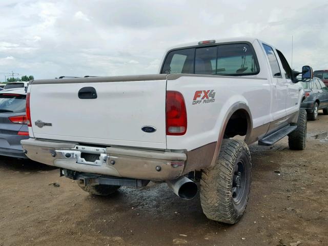 1FTWW31P66EC80881 - 2006 FORD F350 SRW S WHITE photo 4