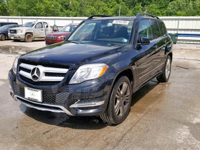 WDCGG0EB9DG109617 - 2013 MERCEDES-BENZ GLK 250 BL BLACK photo 2