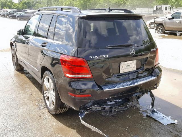 WDCGG0EB9DG109617 - 2013 MERCEDES-BENZ GLK 250 BL BLACK photo 3