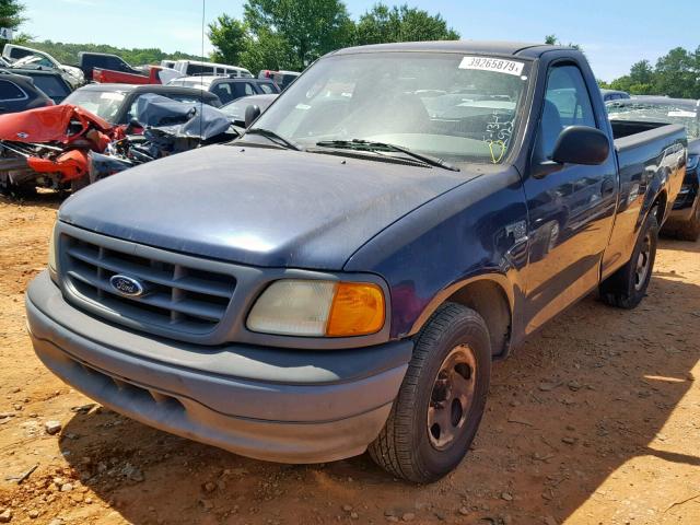 2FTRF17W74CA62922 - 2004 FORD F-150 HERI BLUE photo 2