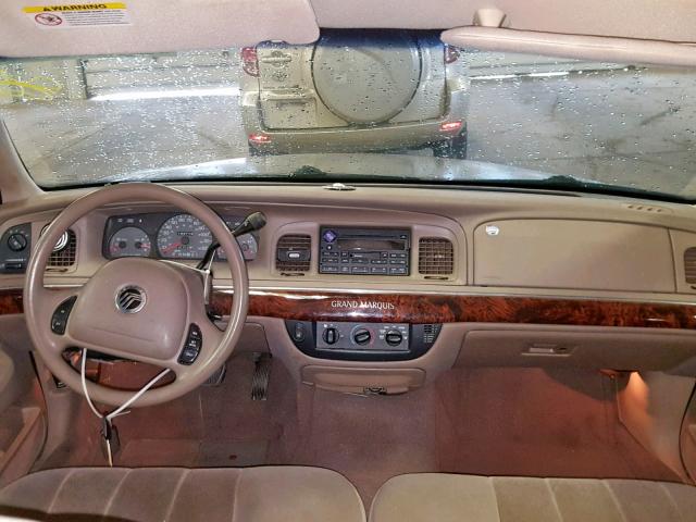 2MEFM74W34X642465 - 2004 MERCURY GRAND MARQ TAN photo 9