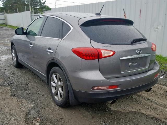 JNKAJ09F38M353957 - 2008 INFINITI EX35 BASE GRAY photo 3