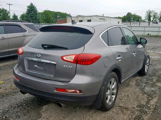 JNKAJ09F38M353957 - 2008 INFINITI EX35 BASE GRAY photo 4