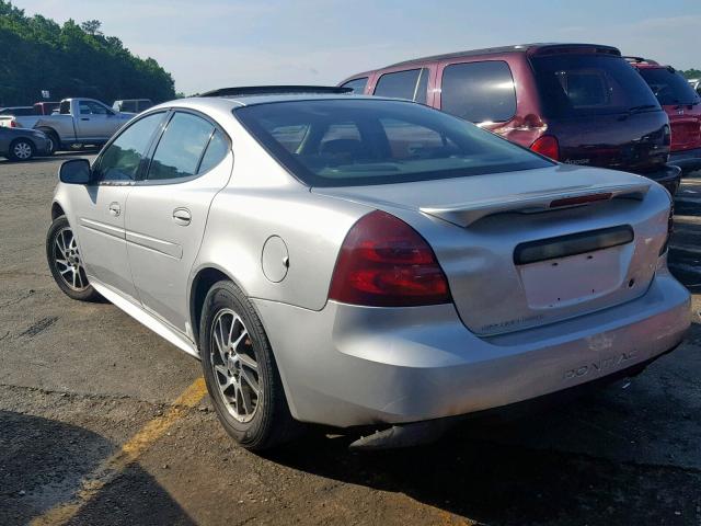 2G2WR524441160586 - 2004 PONTIAC GRAND PRIX SILVER photo 3