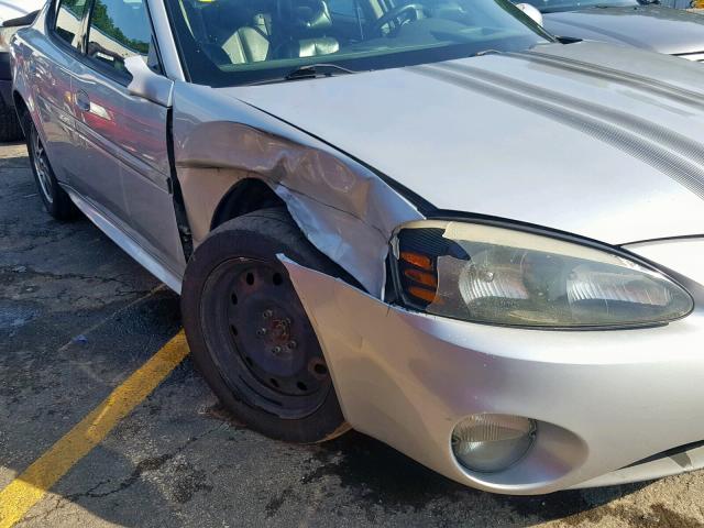 2G2WR524441160586 - 2004 PONTIAC GRAND PRIX SILVER photo 9