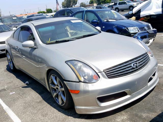 JNKCV54E54M803806 - 2004 INFINITI G35 GRAY photo 1