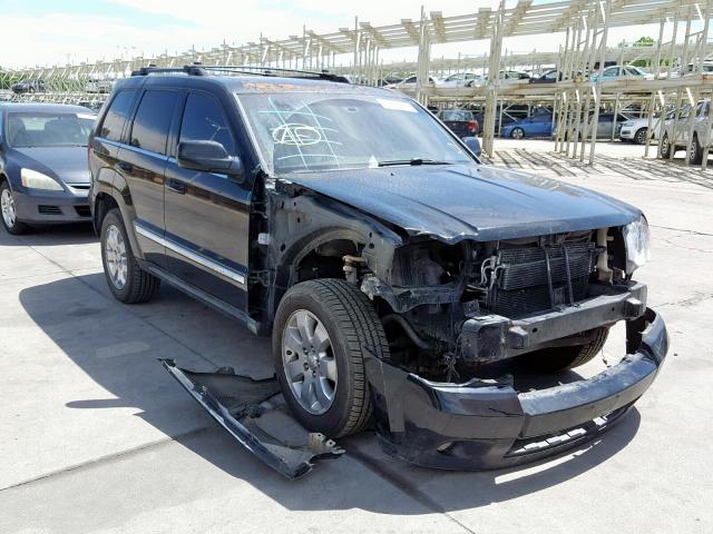 1J8HR58288C127755 - 2008 JEEP GRAND CHER BLACK photo 1