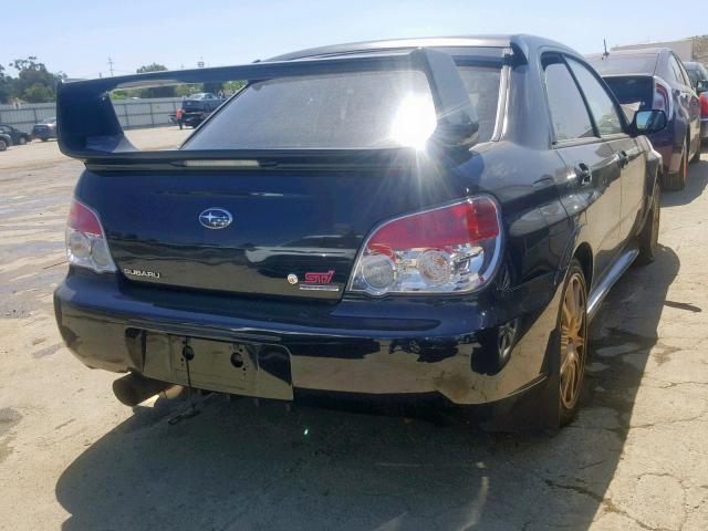 JF1GD76627L512414 - 2007 SUBARU IMPREZA WR BLACK photo 4