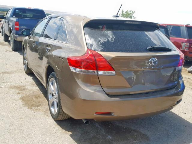 4T3BK11AX9U010558 - 2009 TOYOTA VENZA GOLD photo 3