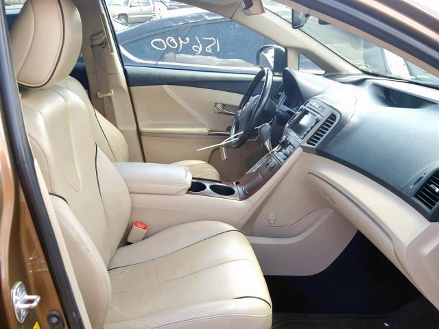 4T3BK11AX9U010558 - 2009 TOYOTA VENZA GOLD photo 5