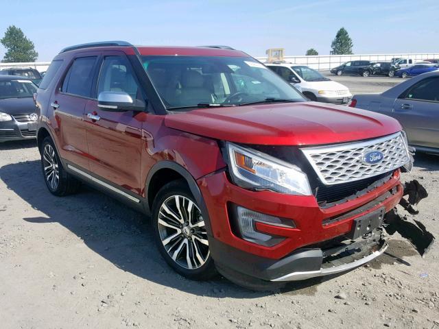 1FM5K8HT3GGC46938 - 2016 FORD EXPLORER P MAROON photo 1