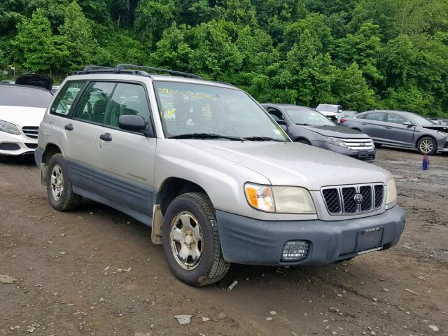 JF1SF63551H765666 - 2001 SUBARU FORESTER L SILVER photo 1