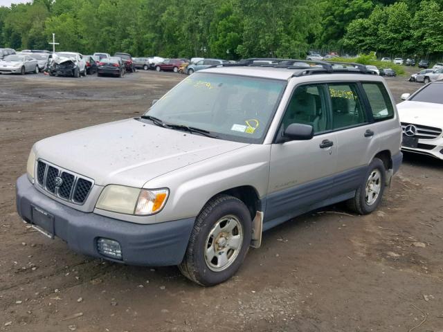 JF1SF63551H765666 - 2001 SUBARU FORESTER L SILVER photo 2