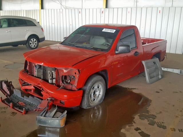 1GCCS148458278941 - 2005 CHEVROLET COLORADO RED photo 2