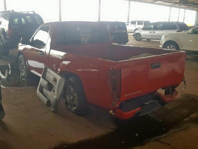 1GCCS148458278941 - 2005 CHEVROLET COLORADO RED photo 3