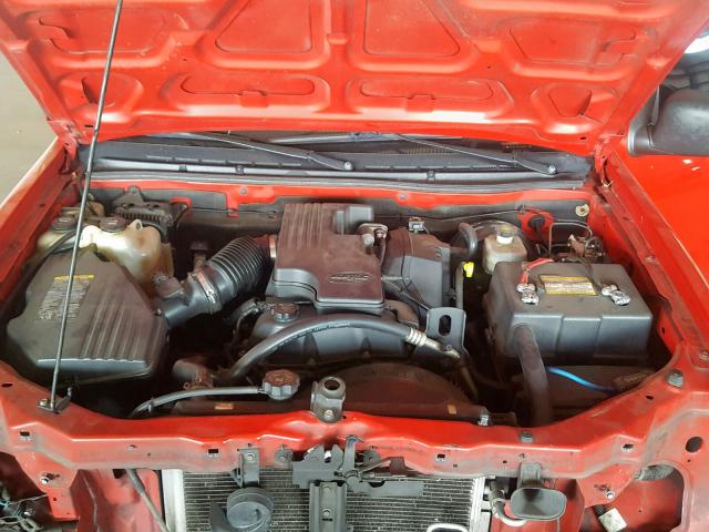 1GCCS148458278941 - 2005 CHEVROLET COLORADO RED photo 7