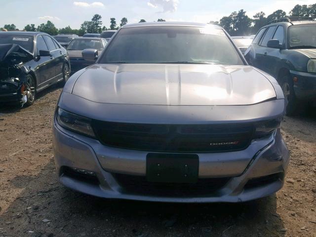 2C3CDXHG0HH523218 - 2017 DODGE CHARGER SX GRAY photo 9