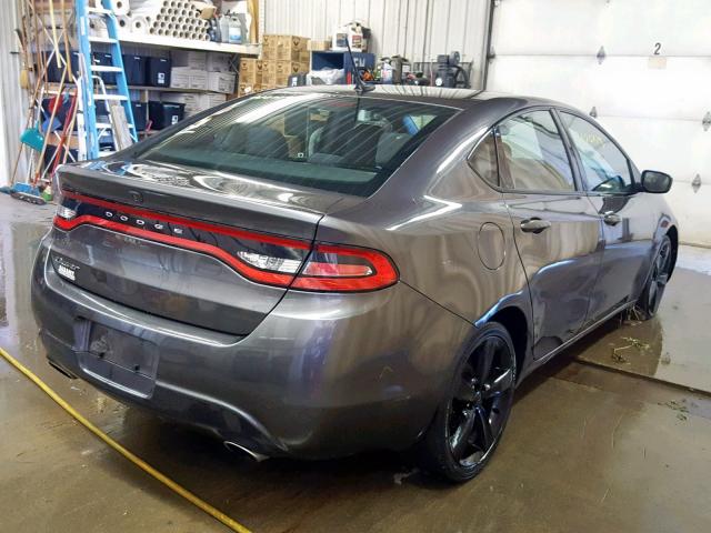 1C3CDFBB6FD242333 - 2015 DODGE DART SXT CHARCOAL photo 4