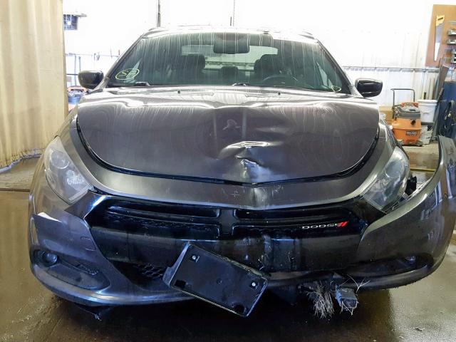 1C3CDFBB6FD242333 - 2015 DODGE DART SXT CHARCOAL photo 9