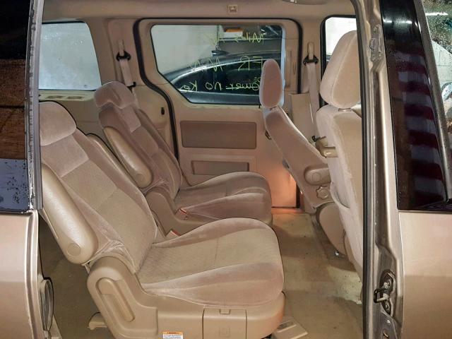 2FMZA52275BA79331 - 2005 FORD FREESTAR S BROWN photo 6