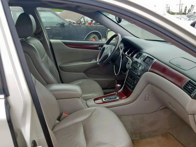 JTHBF30G920061516 - 2002 LEXUS ES 300 TAN photo 5