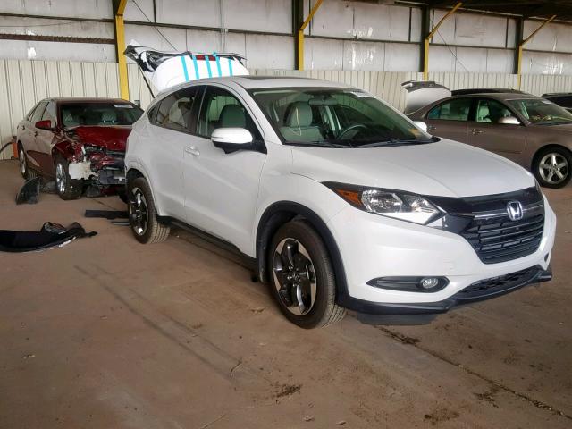 3CZRU5H51JM711059 - 2018 HONDA HR-V EX WHITE photo 1