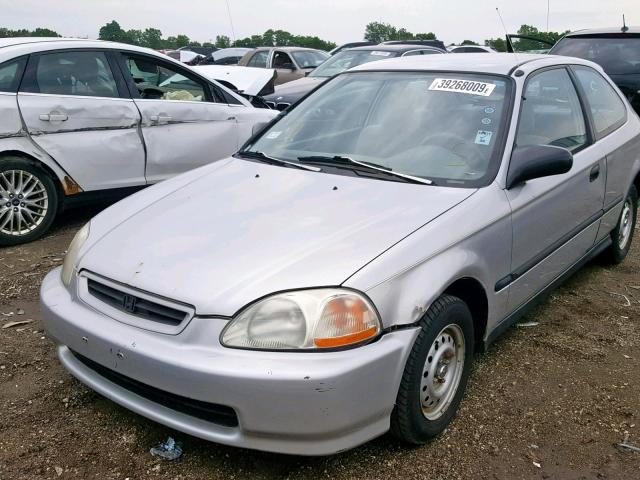 2HGEJ6440TH127402 - 1996 HONDA CIVIC DX SILVER photo 2