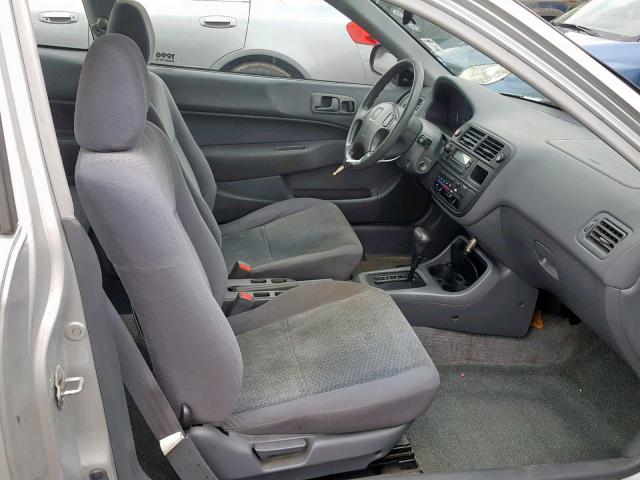 2HGEJ6440TH127402 - 1996 HONDA CIVIC DX SILVER photo 5