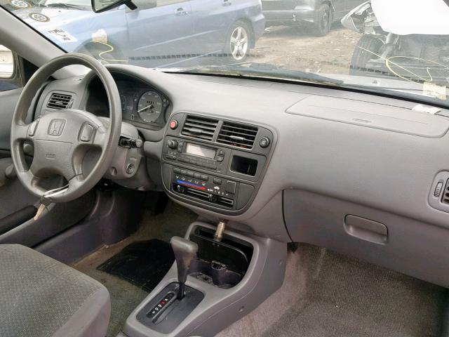 2HGEJ6440TH127402 - 1996 HONDA CIVIC DX SILVER photo 9