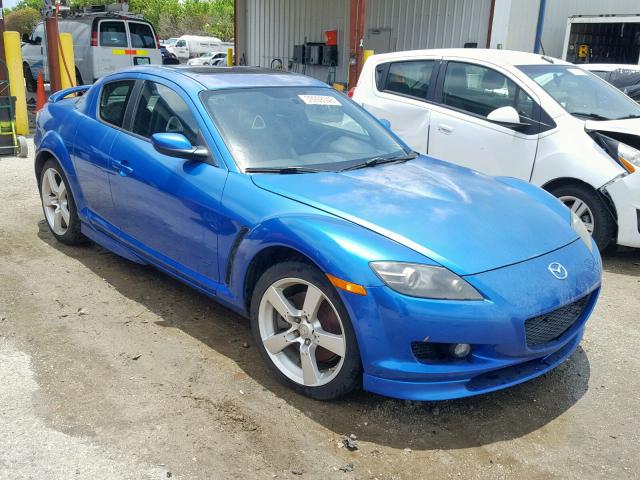 JM1FE173840140580 - 2004 MAZDA RX8 BLUE photo 1