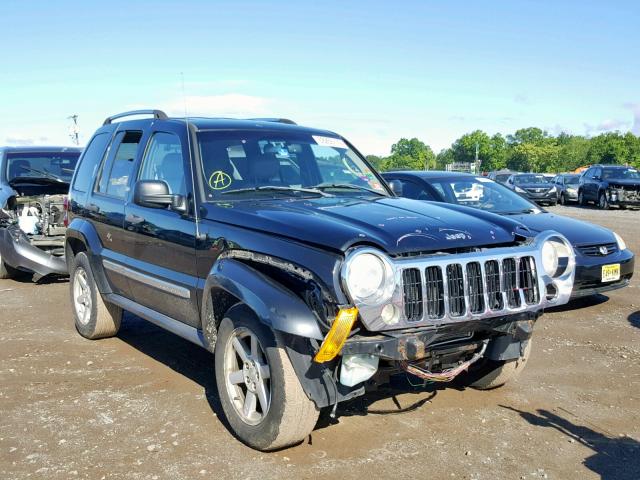 1J4GL58K96W238244 - 2006 JEEP LIBERTY LI BLACK photo 1