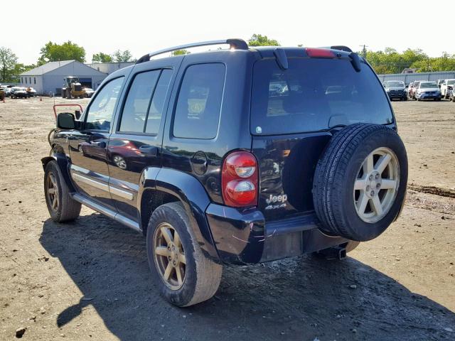 1J4GL58K96W238244 - 2006 JEEP LIBERTY LI BLACK photo 3