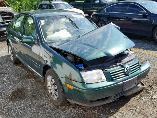 3VWRK69M01M109077 - 2001 VOLKSWAGEN JETTA GL GREEN photo 1