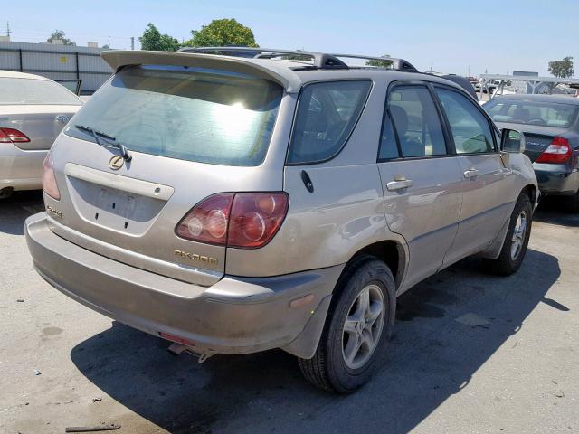 JT6GF10U0Y0067545 - 2000 LEXUS RX 300 GOLD photo 4