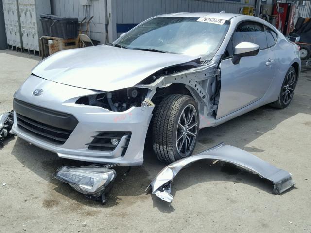 JF1ZCAC15H8602193 - 2017 SUBARU BRZ 2.0 LI SILVER photo 2