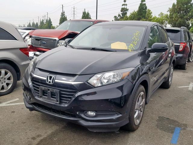 3CZRU6H56HG704011 - 2017 HONDA HR-V EX BLACK photo 2